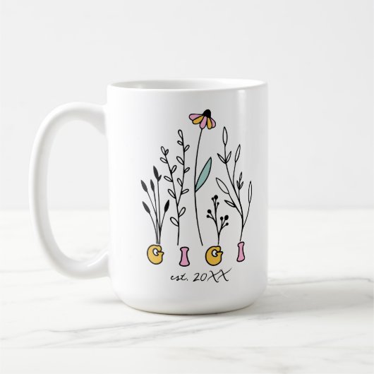 Mug Fleur sauvage Gigi (Gauche)