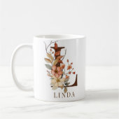 Mug Fleur sauvage Jardin d'automne initial L (Gauche)