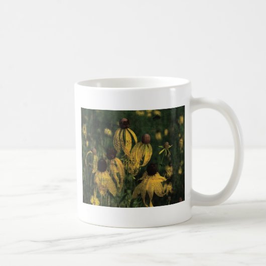 Mug Fleur sauvage jaune (Droite)