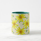 Mug Fleur sauvage jaune botanique doux (Centre)