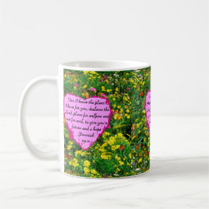 MUG FLEUR SAUVAGE JEREMIAH 29:11 PHOTO