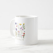 Mug Fleur Sauvage Moderne (Devant gauche)