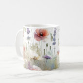 Mug Fleur sauvage moderne (Devant gauche)