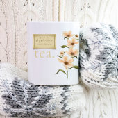Mug Fleur sauvage Nom personnalisé Thé à Timbre Floral