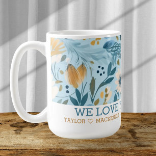 Mug Fleur sauvage personnalisée Ajouter votre propre t