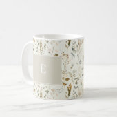 Mug Fleur sauvage rustique Cottagecore (Devant gauche)