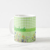 Mug Fleur sauvage style cottage (Devant gauche)