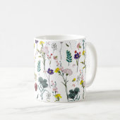 Mug Fleur Sauvage Vibrante (Devant droit)