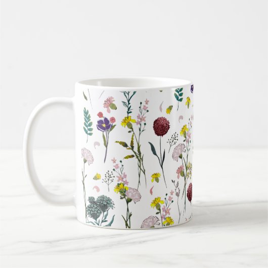 Mug Fleur Sauvage Vibrante (Gauche)