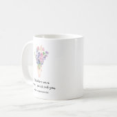 Mug Fleur Sentimentale Douce Reconnaissance des Enseig (Devant gauche)