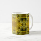 Mug Fleur soleil éclate dorée (Devant droit)