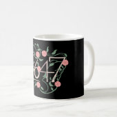 Mug Fleur Subtil Anti Trump 8647 86 47 Boho (Devant droit)