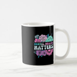 Mug Fleur super Rétro, Santé mentale, ça compte Prix