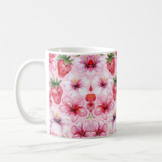 Mug Fleur Tropicale (Gauche)