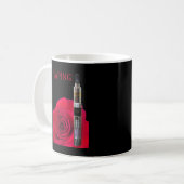 Mug Fleur Vapeur et rose (Devant gauche)