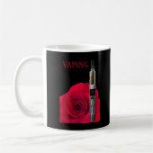 Mug Fleur Vapeur et rose (Gauche)