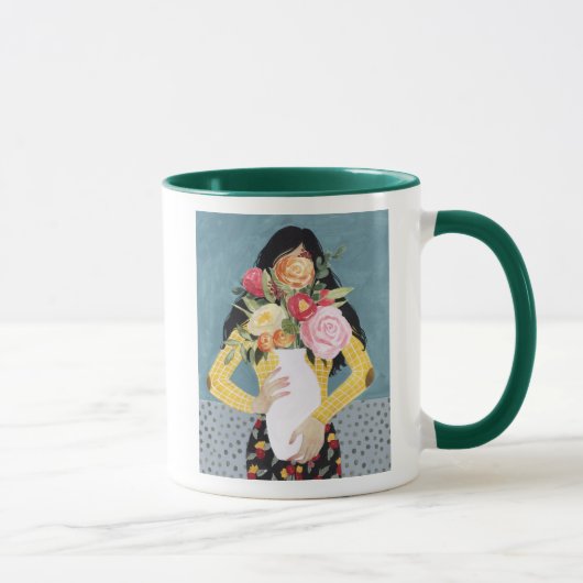 Mug Fleur Vase fille (Droite)