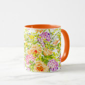 Mug Fleur vintage de printemps (Devant droit)