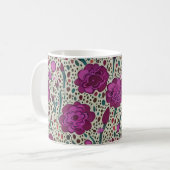 Mug Fleur violet (Devant gauche)