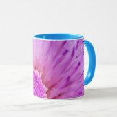 Mug Fleur violet et rose (Devant droit)