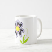 Mug fleur violette (Devant droit)