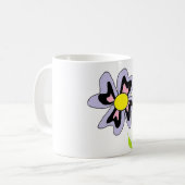 Mug fleur violette (Devant gauche)