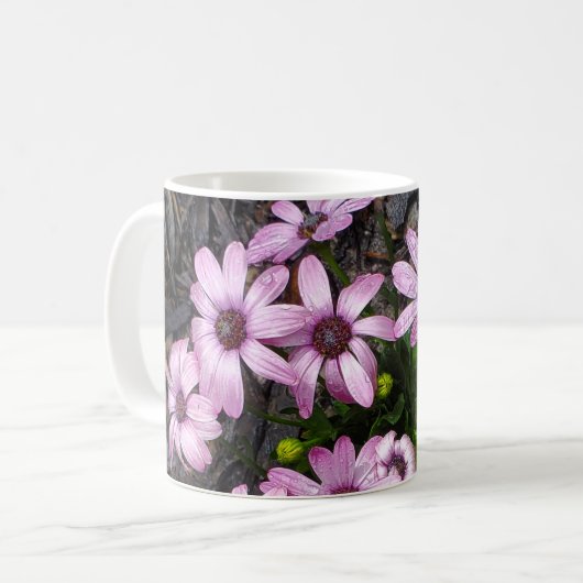 Mug Fleur violette (Devant gauche)