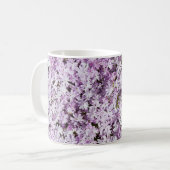 Mug Fleur violette, cadre de fraîcheur estivale. (Devant gauche)