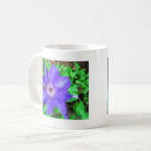 Mug Fleur violette Clematis (Devant gauche)