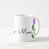 Mug Fleur violette délicate (Devant droit)