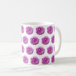 Mug Fleur violette violette Rose