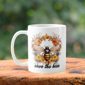 Mug Fleur Wreath Sauvez les abeilles