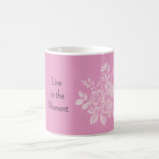 Mug Fleurale Crème Rose (Centre)