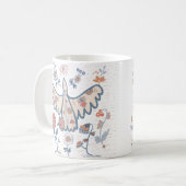 Mug fleuri ornemental (Devant gauche)