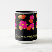 Mug Fleurie Salue À Une Journée Extraordinaire (Centre)