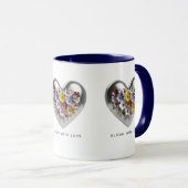 Mug Fleurir avec amour (Devant droit)