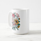 Mug Fleurir avec grâce (Devant gauche)