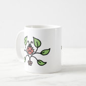 Mug Fleuris Coccinelle (Devant gauche)
