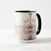 Mug Fleuris Ivoire Blanc (Devant droit)