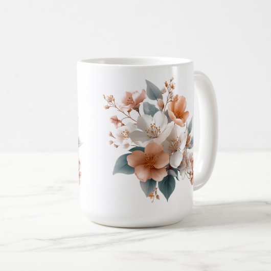 Mug ☕ Fleurissez là où vous buvez 🌸✨ (Devant droit)