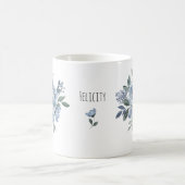 Mug Fleuriste Fleurs Bleues Céramique (Centre)