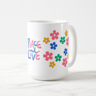 Mug Fleuriste Paix et Amour