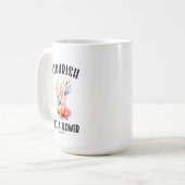 Mug Fleurit comme une fleur Psaume 103:15 (Devant gauche)