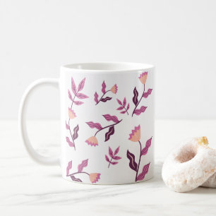 Mug Fleuron violet artistique