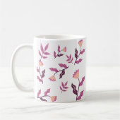 Mug Fleuron violet artistique (Gauche)