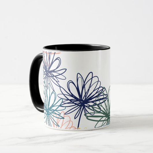 Mug Fleurs (Devant gauche)