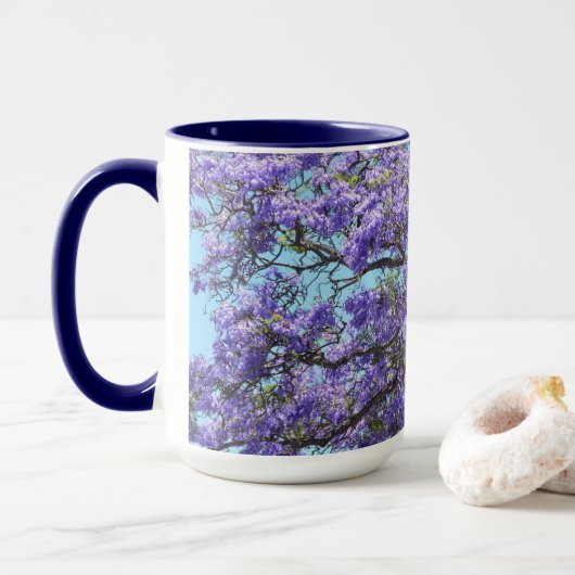 Mug Fleurs  (Avec donut)