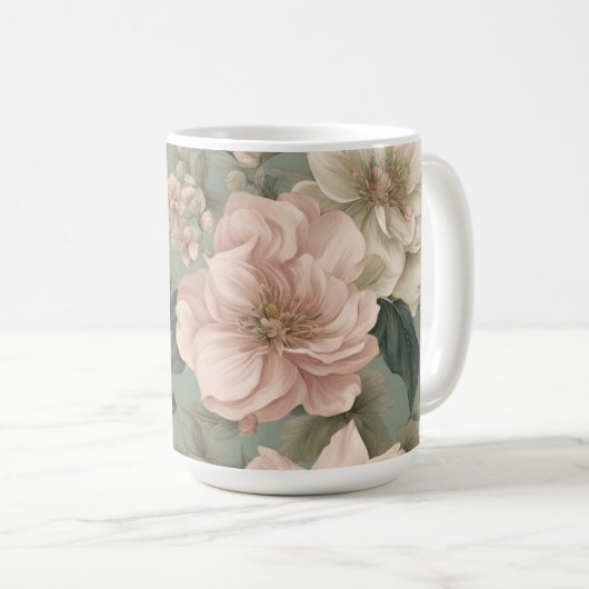 Mug Fleurs (Devant droit)