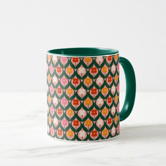 Mug Fleurs (Devant droit)