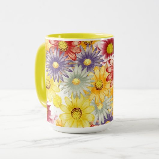 Mug Fleurs (Devant gauche)